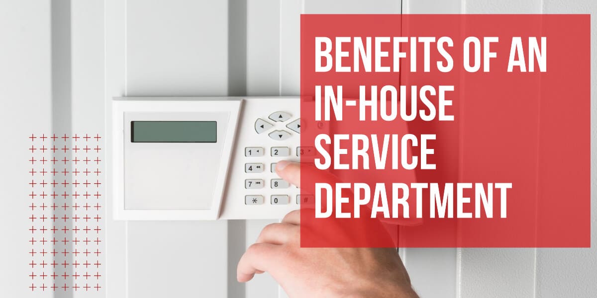 Benefits of an in-house service department